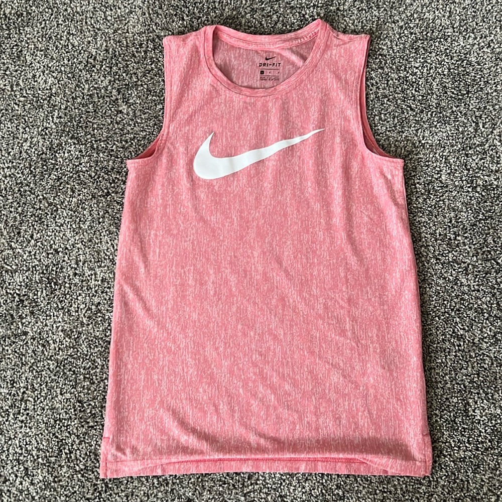 Nike Big Boys Running Swoosh Tank